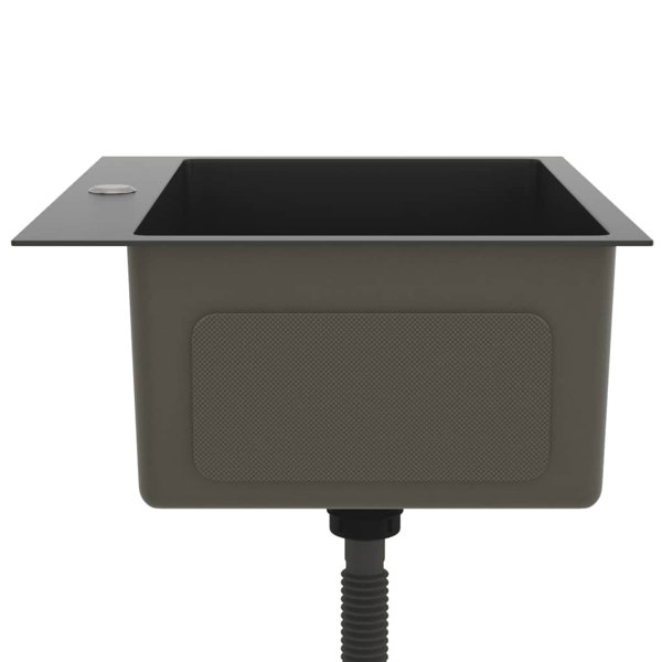 VidaXL Kitchen Sink Undermount Sink with Strainer Stainless Steel Sink